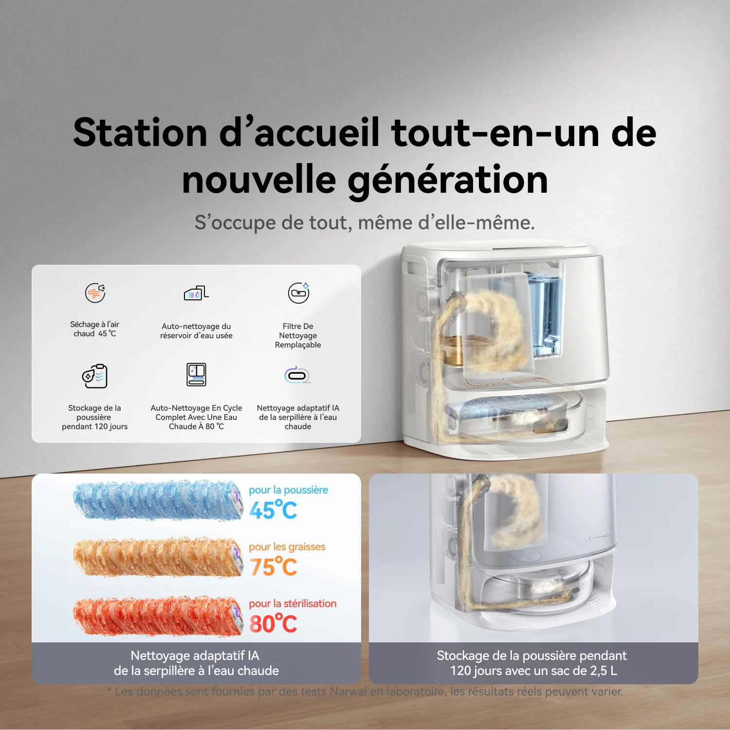 Narwal Flow Aspirateur Robot Laveur – Packs combinés avec accessoires - Image 10