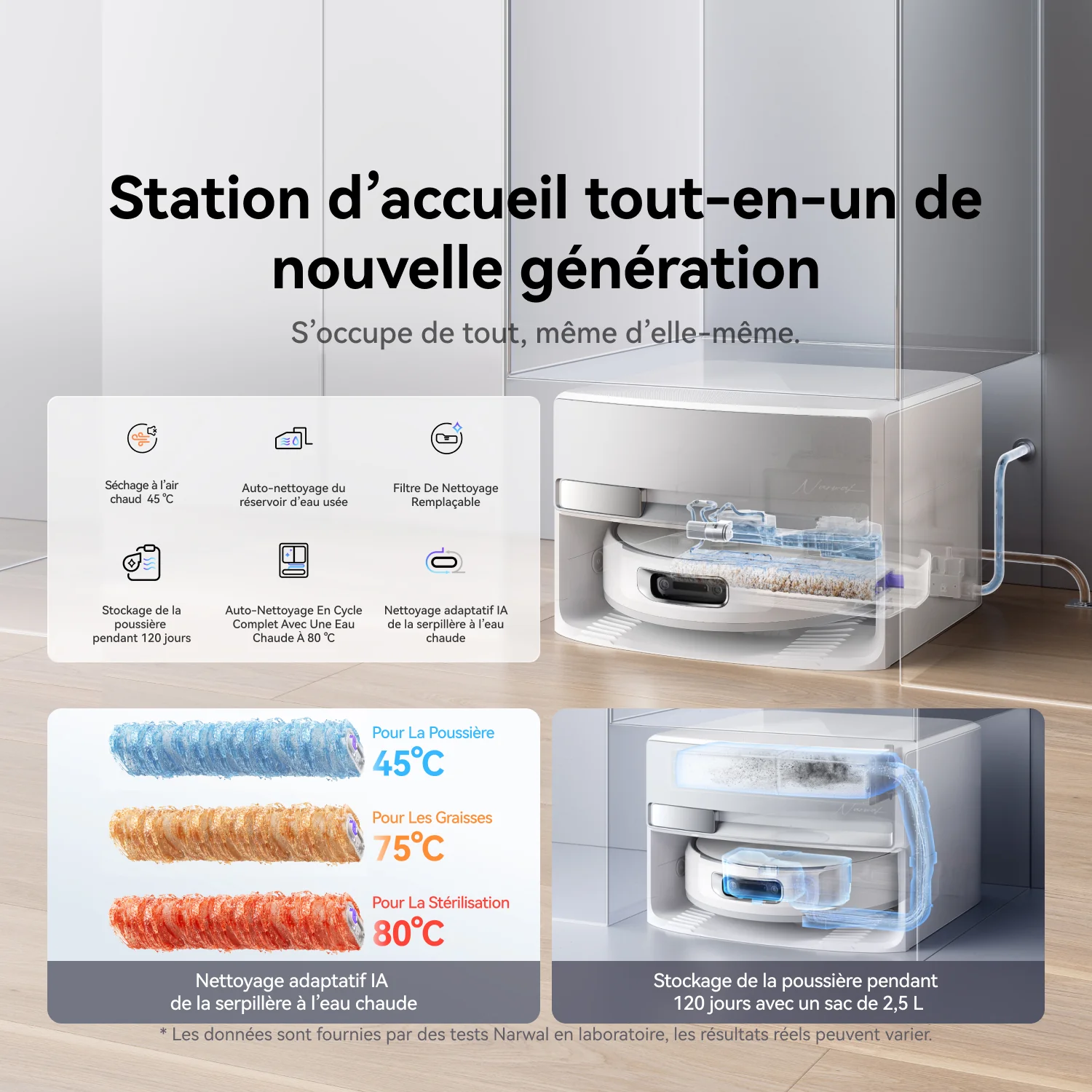 Narwal Flow Aspirateur Robot Laveur – Packs combinés avec accessoires - Image 11