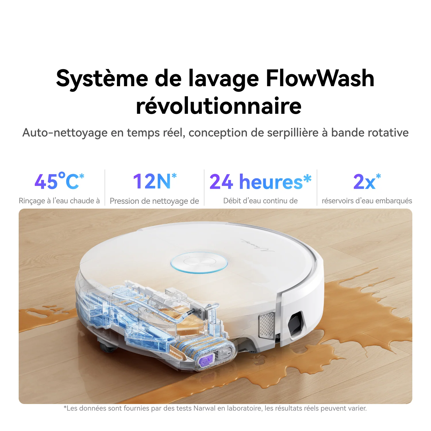 Narwal Flow Aspirateur Robot Laveur – Packs combinés avec accessoires - Image 8